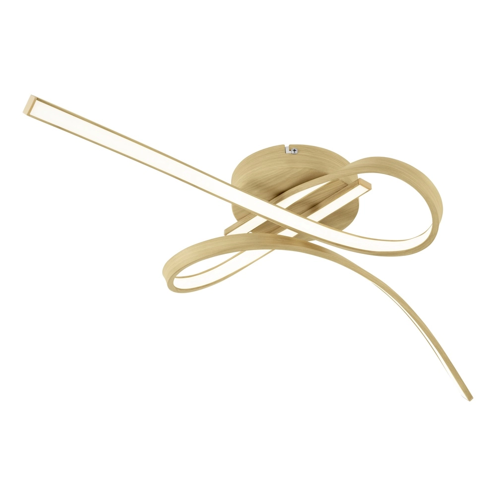 Éclairage LED de plafond à l’aspect bois Selvina 2 68 cm Eglo 9008606310296