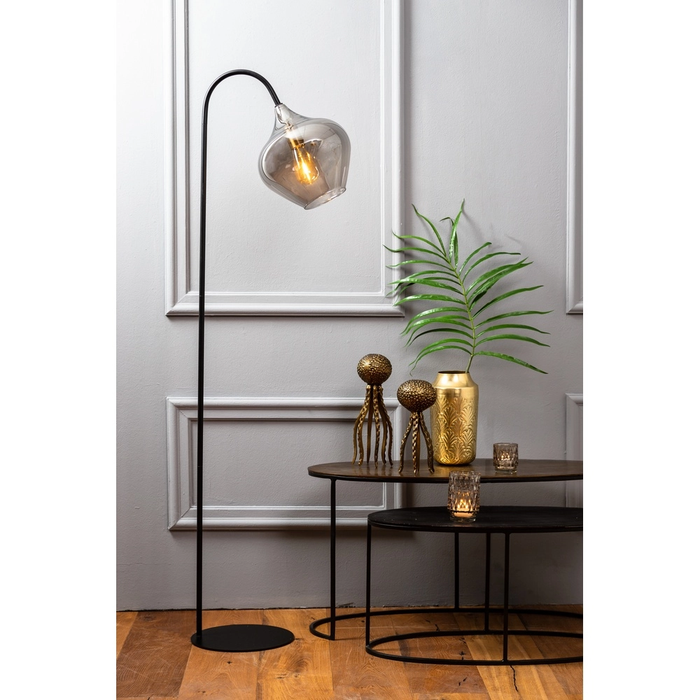 Lampe de pied Rakel Noir Light & Living 8717807303204