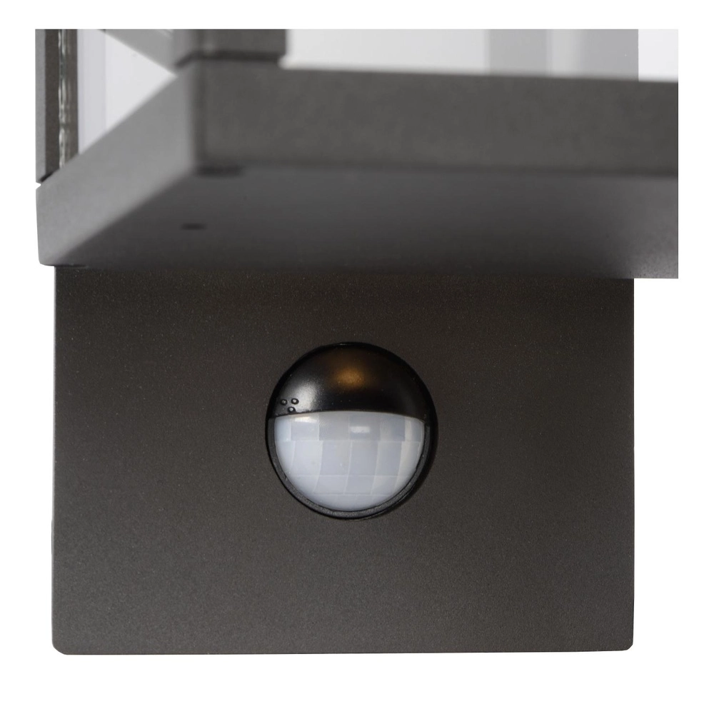 Lampe murale de conception Clairette anthracite avec capteur de mouvement Lucide 5411212281104