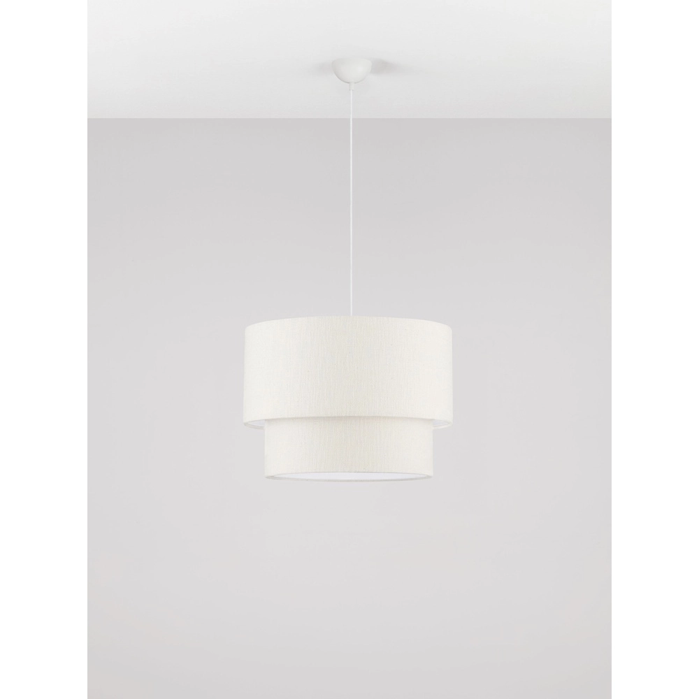 Lampe pendante en lin Karen Ø 50cm Lyora 5212017493965