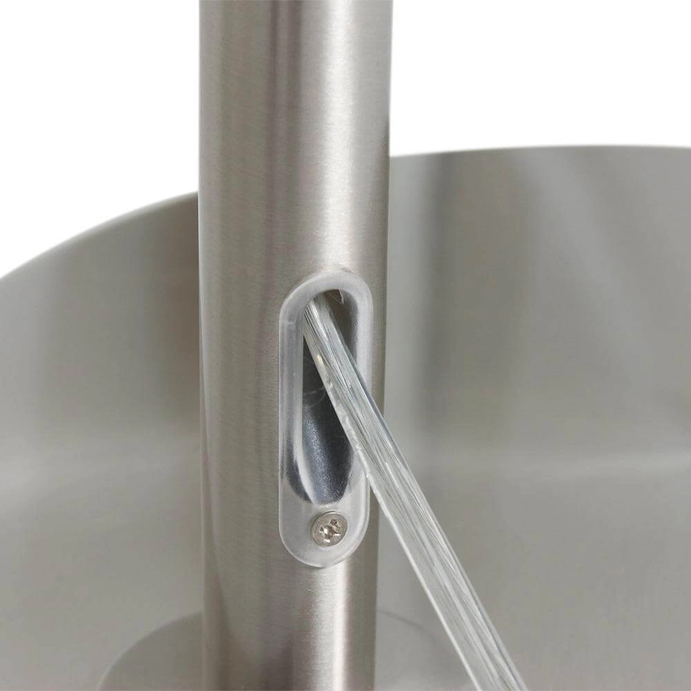 Lampadaire Prestige Chic métal avec abat-jour bleu clair Steinhauer 8712746175332