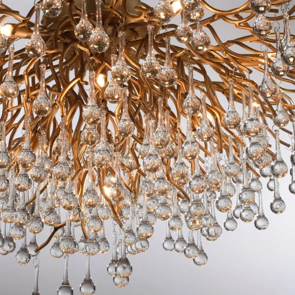 Lustre Icicle laiton 100cm Paul Neuhaus 4012248352106