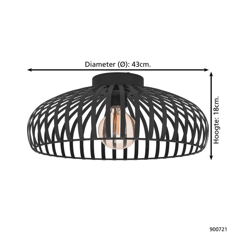 Plafonnier en fil Mogano 3 Ø43cm Eglo 9008606254309