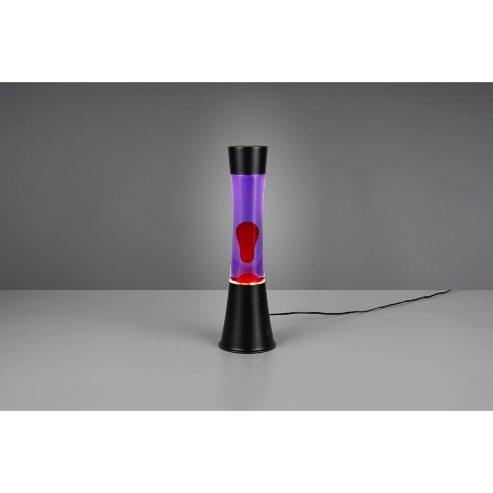 Lampe à lave Etna noir avec rouge Trio 4017807668506