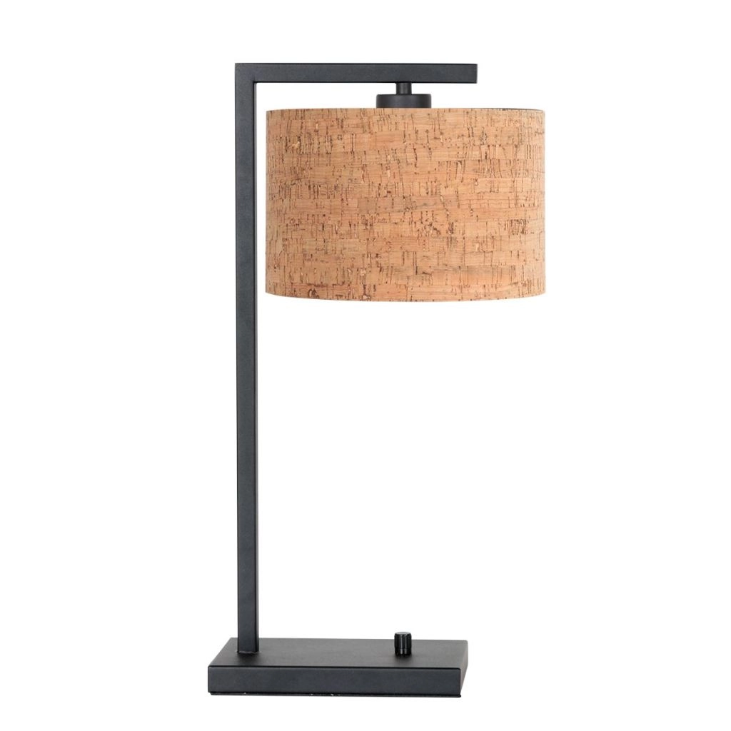 Lampe de table Stang avec un chapeau en liège Ø20cm Steinhauer 8712746180589