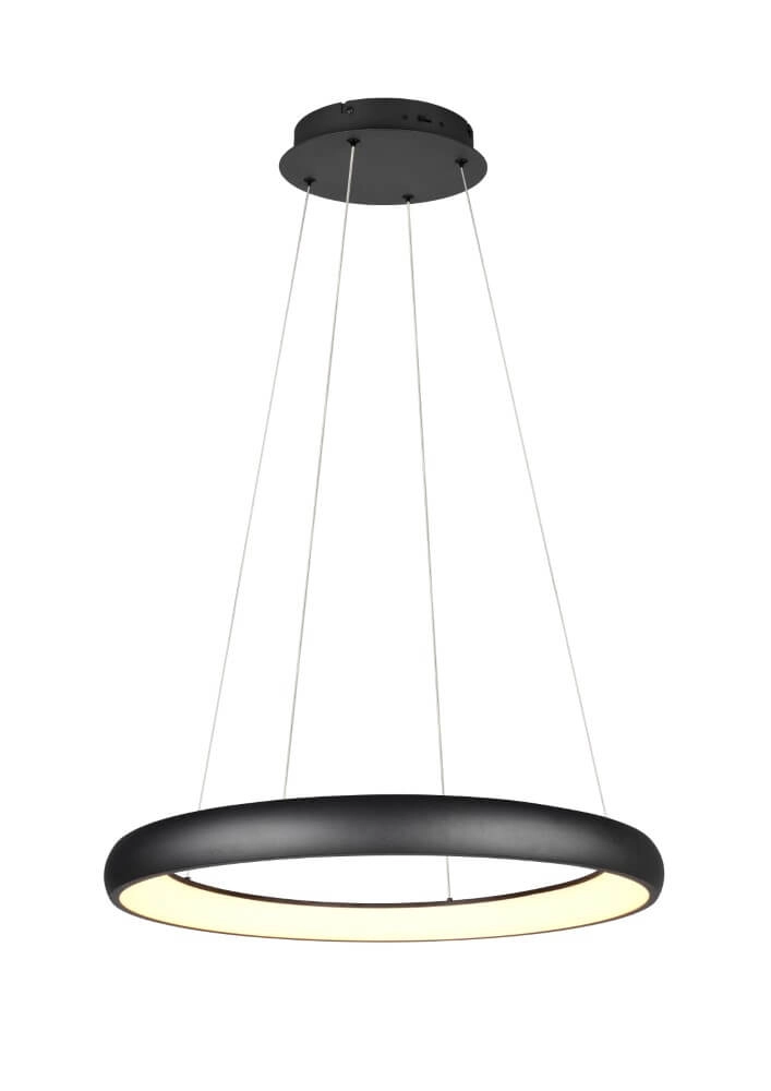 Lampe suspendue LED Cardona noir - Ø 75cm Trio 4017807613889
