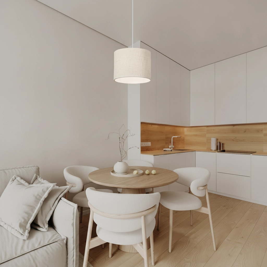Lampe pendante en lin Karen Ø 30cm