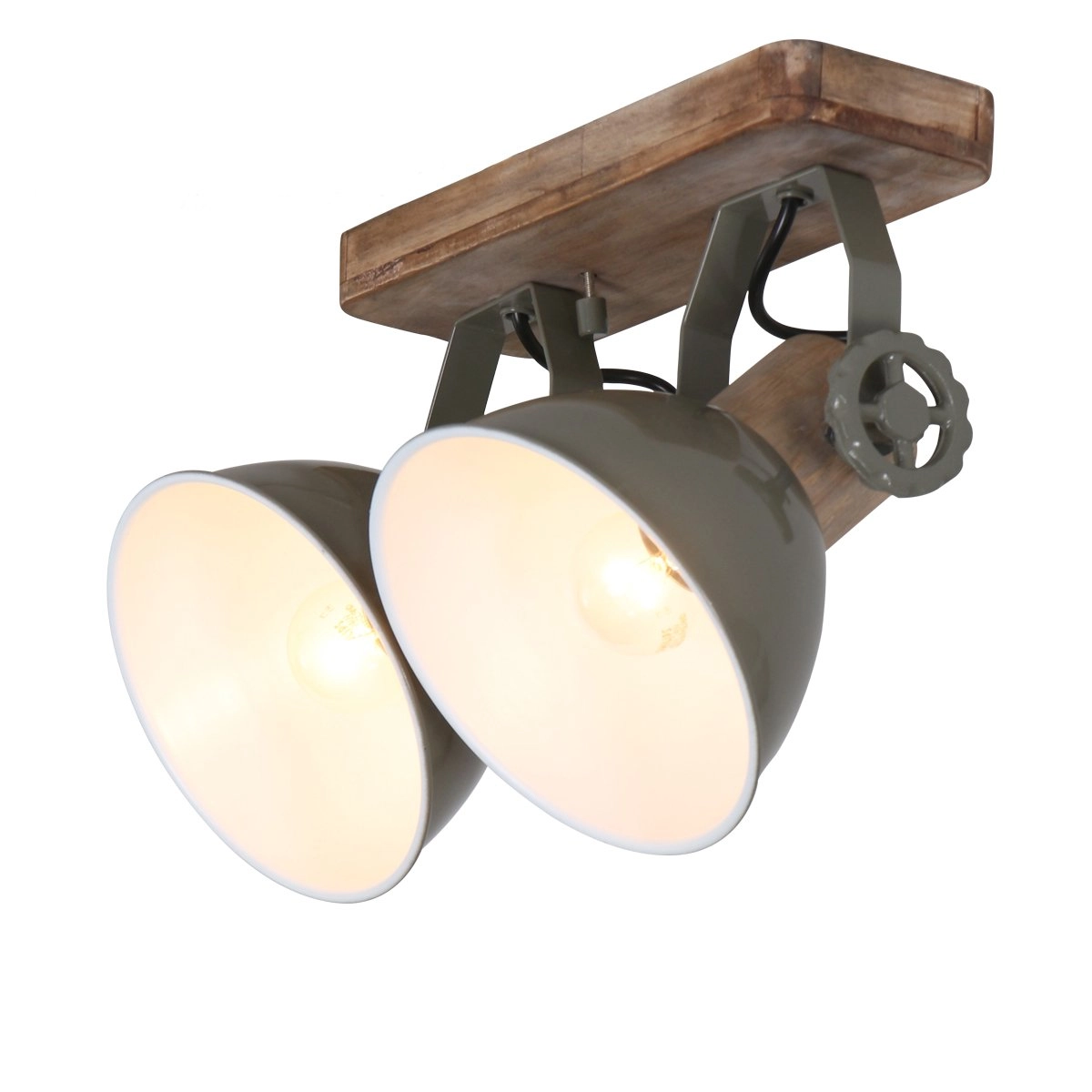 spot Gearwood 2-vert clair avec marron bois