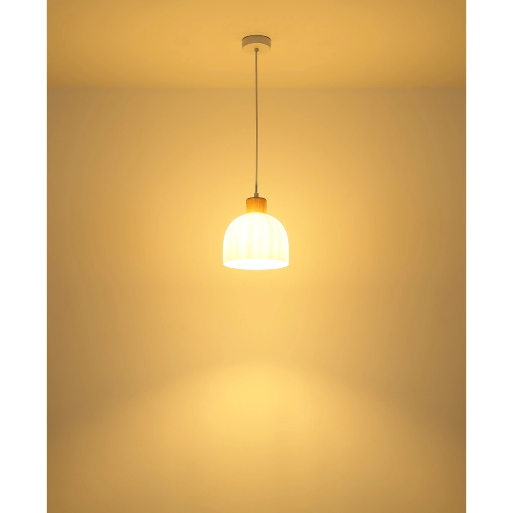 Lampe suspendue Swanson blanc Ø 20 cm Globo 9007371586998