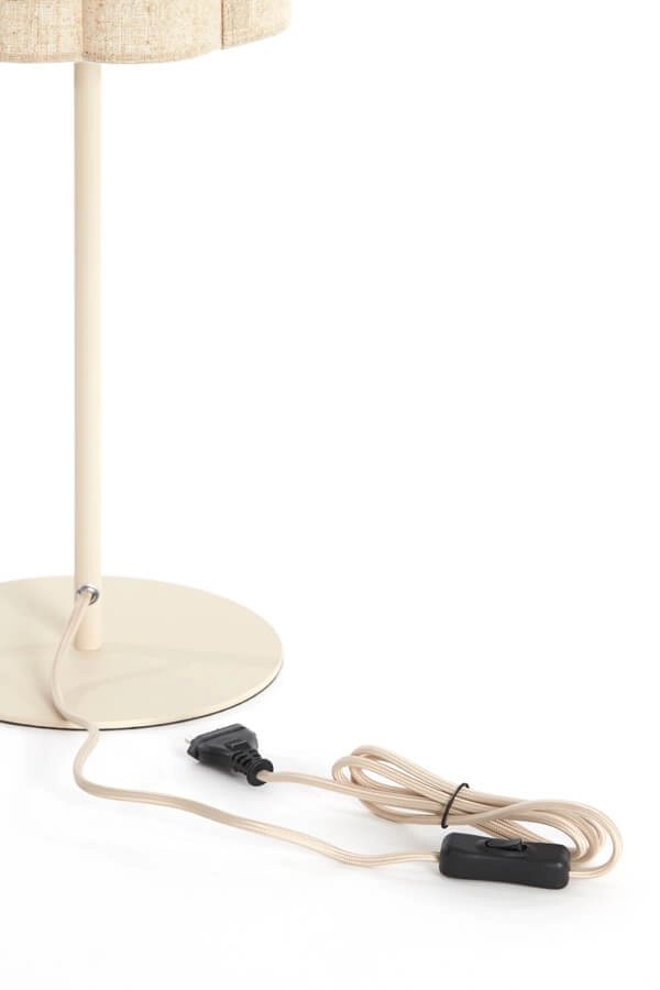 Lampe de table Fringe Ø 20cm scandinave Light & Living 8717807706906