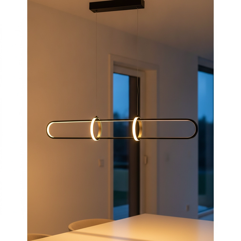 Suspension design Arte Noir allongé Lyora 5212017426062