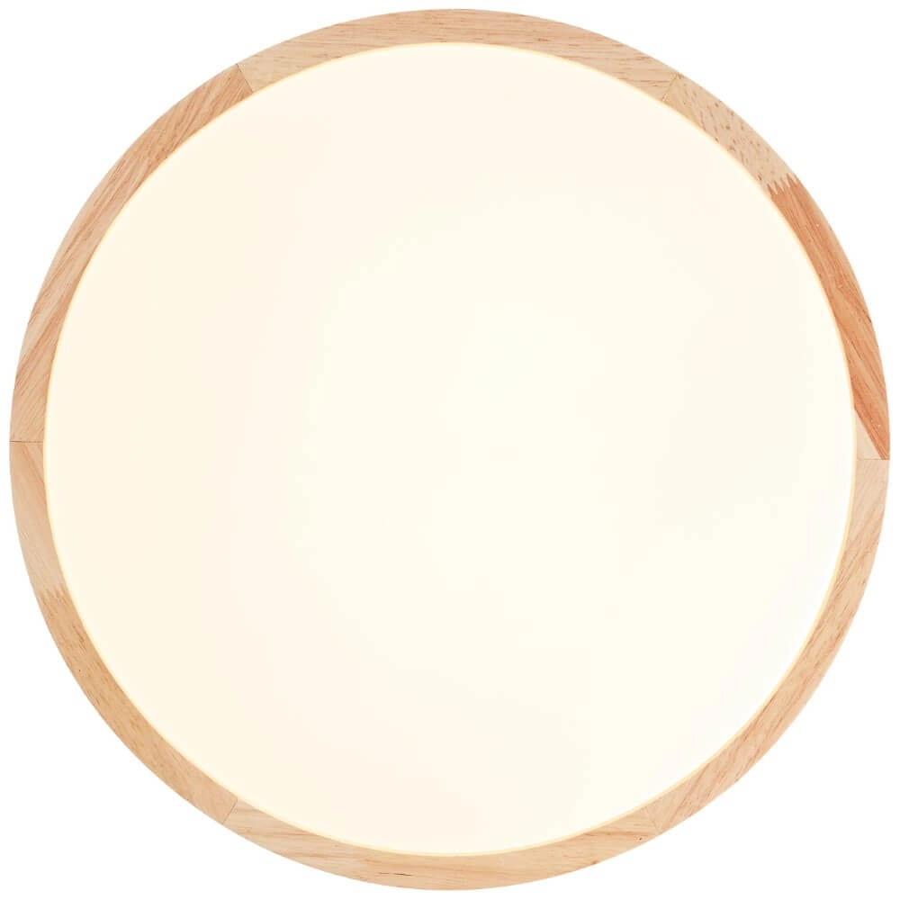 Plafonnier en bois Slimline Ø 39 cm Brilliant 4004353396229