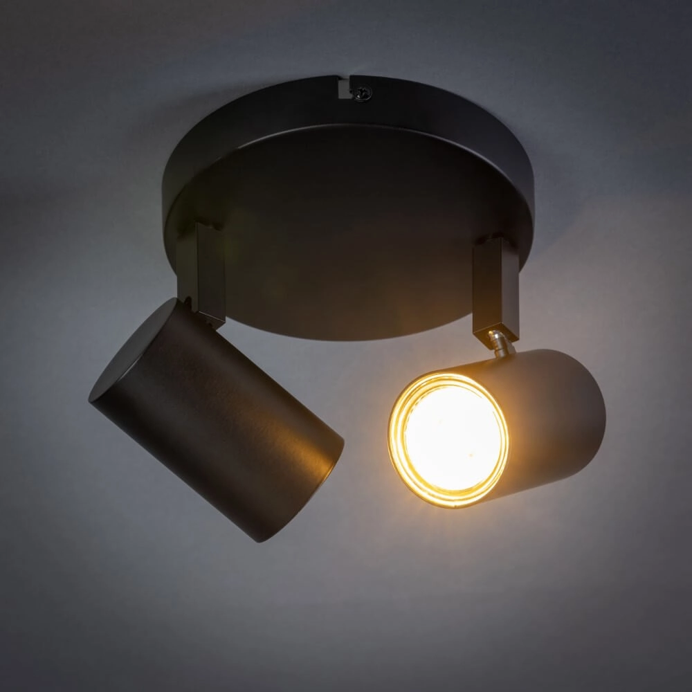 Spot double en saillie The Common noir ETH 8720195304296