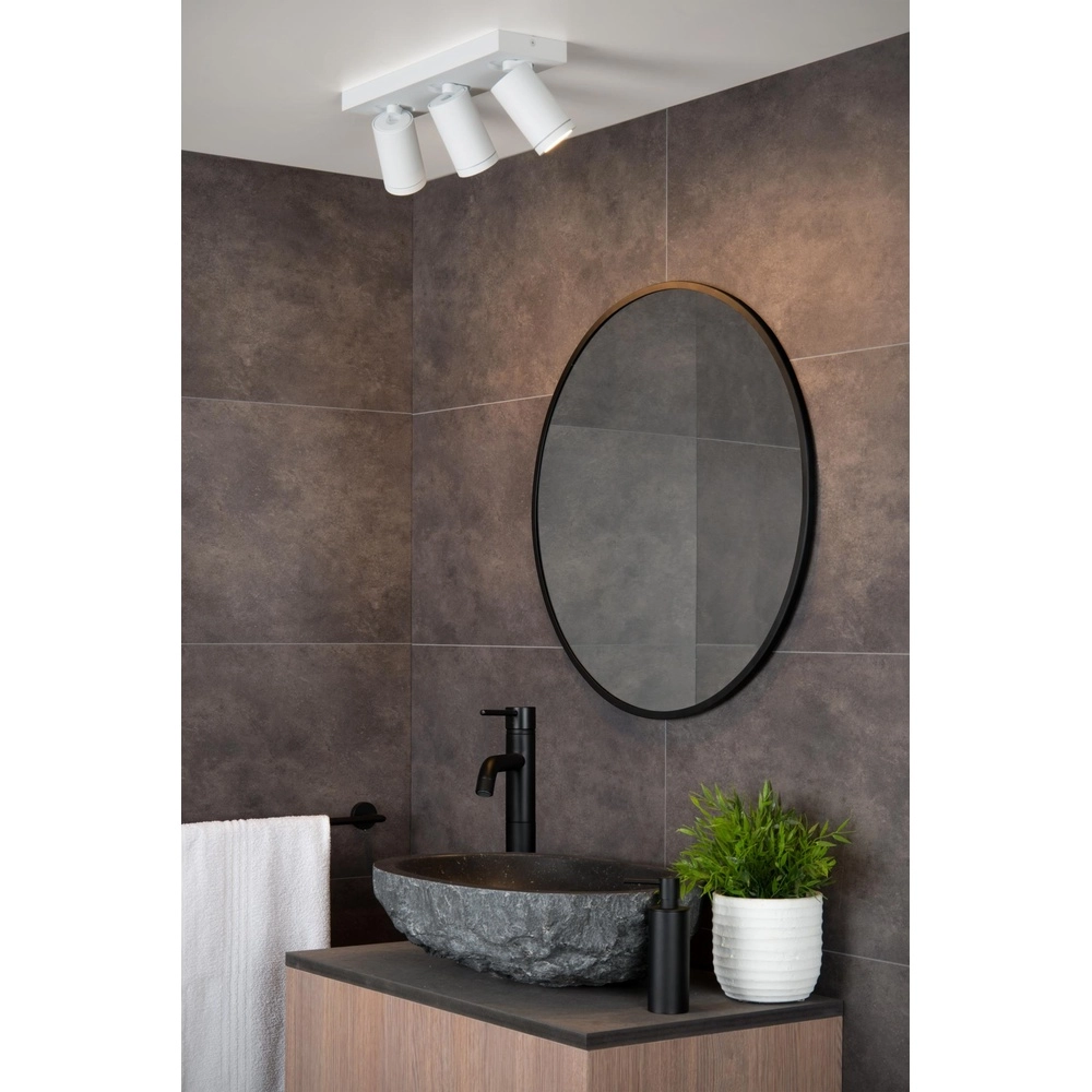 Projecteur de plafond Taylor IP44 blanc à 3 lumières Lucide 5411212092663