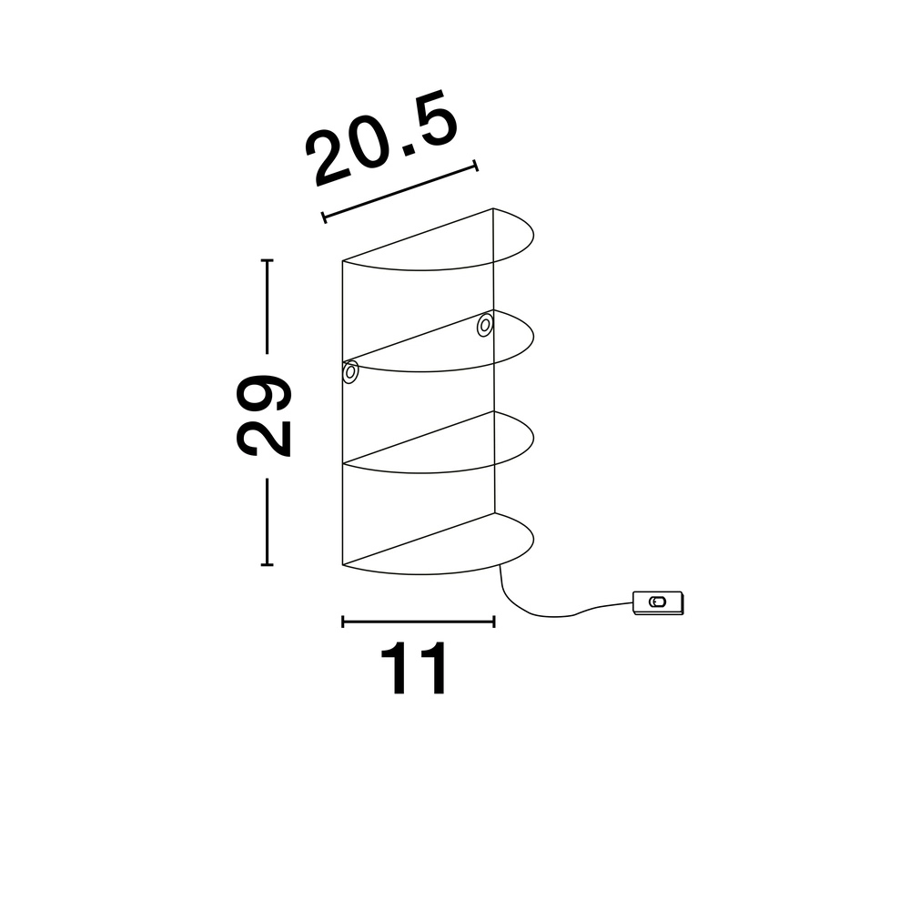 Applique murale Lum Rotin Lyora 5212017452931