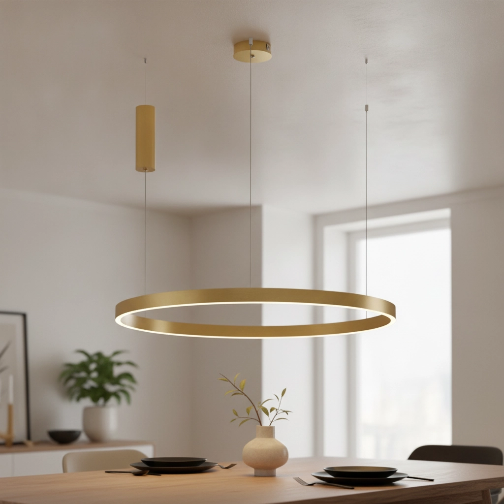 Suspension dorée Elowen design Ø 98cm