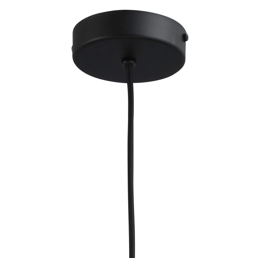 Lampe suspendue noire Diamond 27 cm avec verre transparent Masterlight 8718121259185
