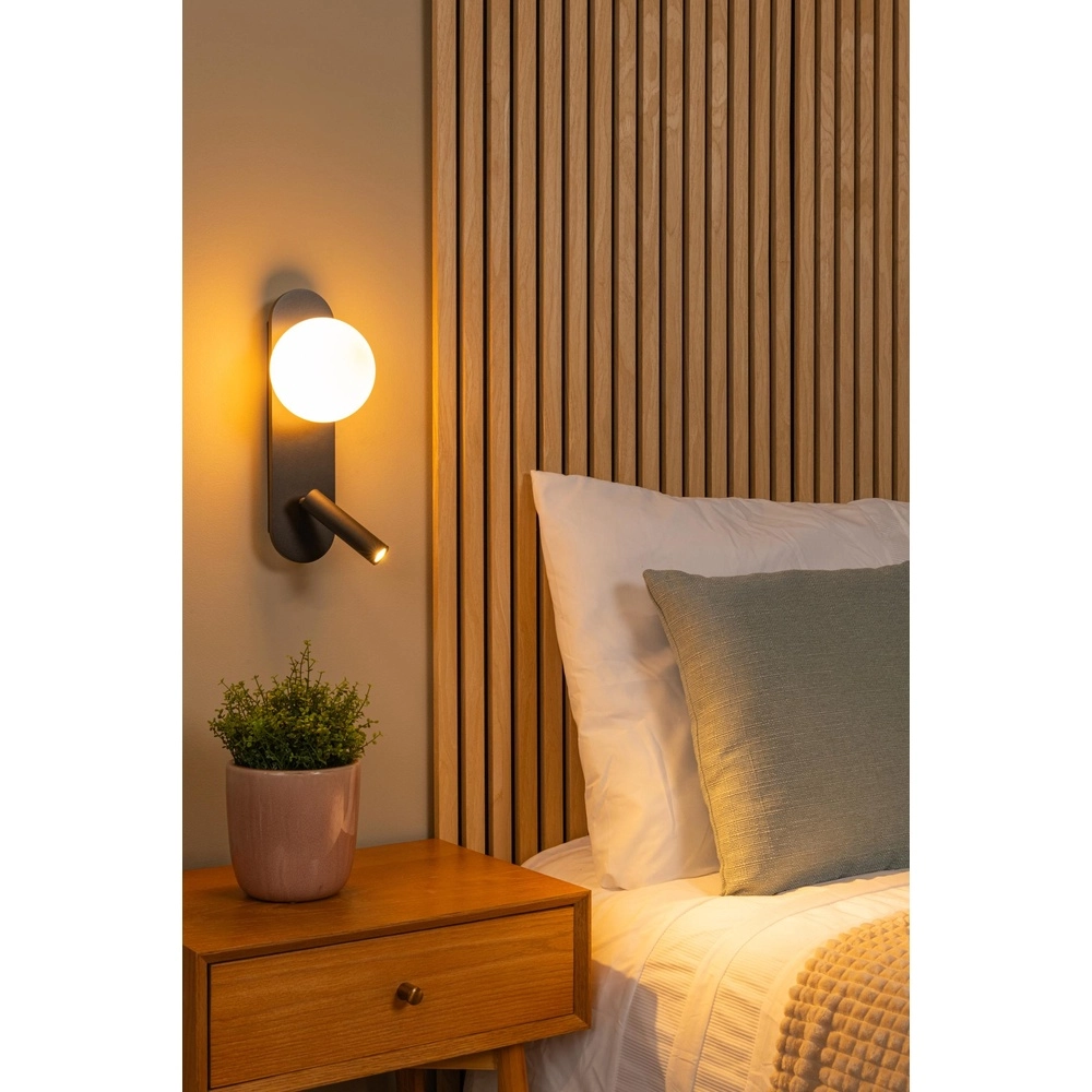 Lampe de chevet Kelly Noir Lucide 5411212771407