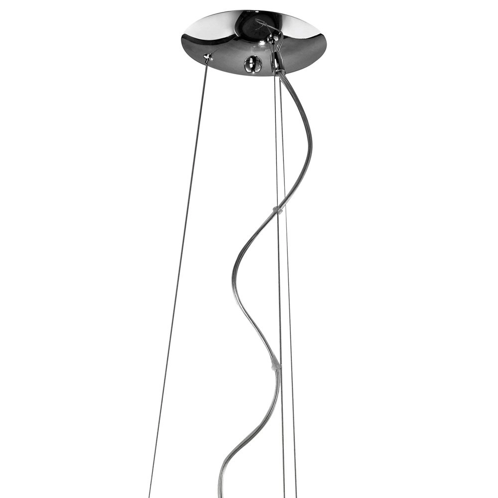 Lampe à suspension Vapore 6 lumières 50 cm fumée Trio 4017807367775