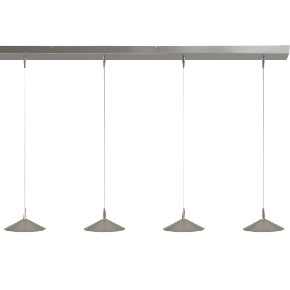 Lampe suspendue à 5 lumières Ceppo nickel Ø 18cm Masterlight 8718121358543