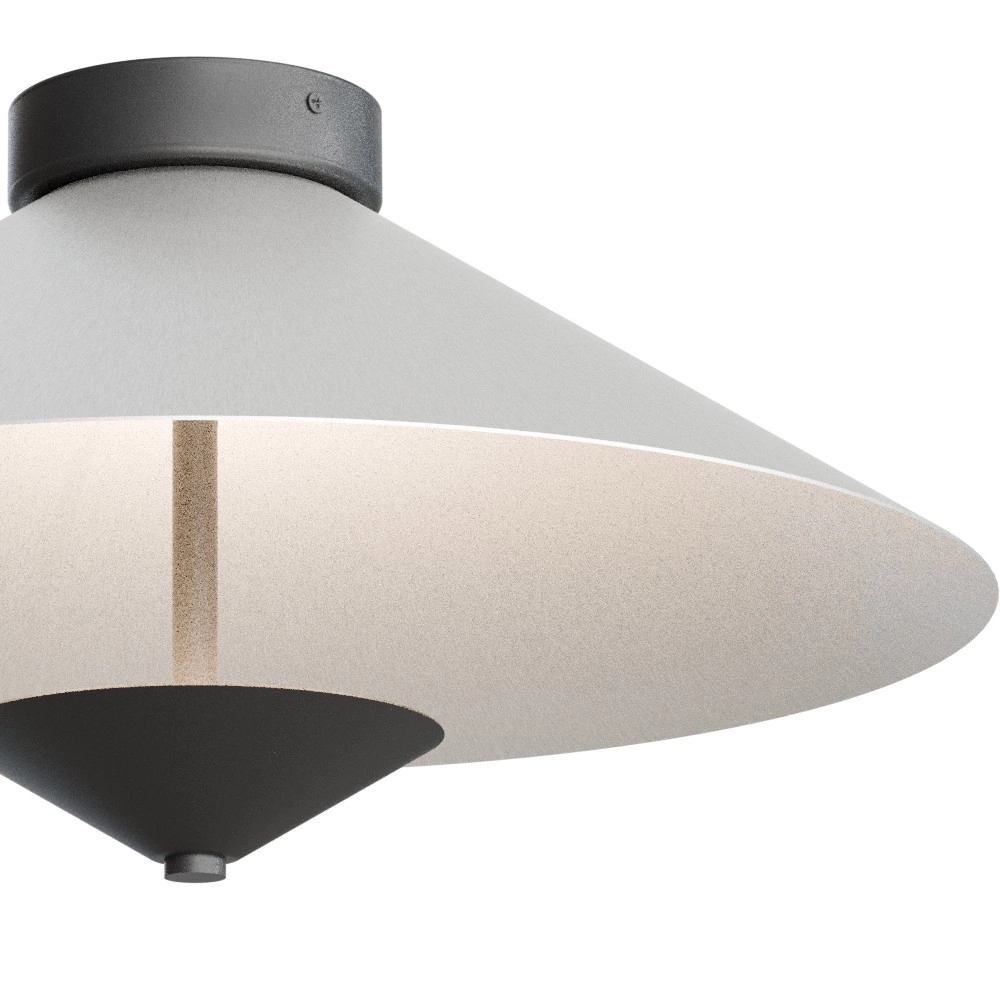 Lampe de plafond Ceppo noir avec nickel Ø 45cm Masterlight 8718121398167