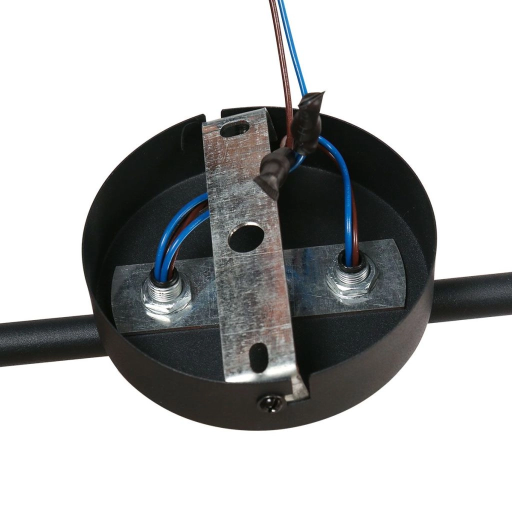 Lampe de plafond à deux lampes Sumba avec des lunettes en bambou de 12 cm Steinhauer 8712746182828