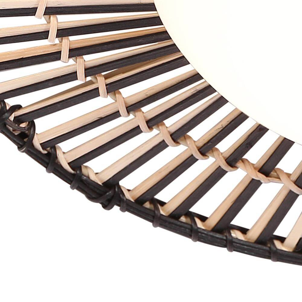 Plafonnier Aura noir avec bambou Steinhauer 8712746174144