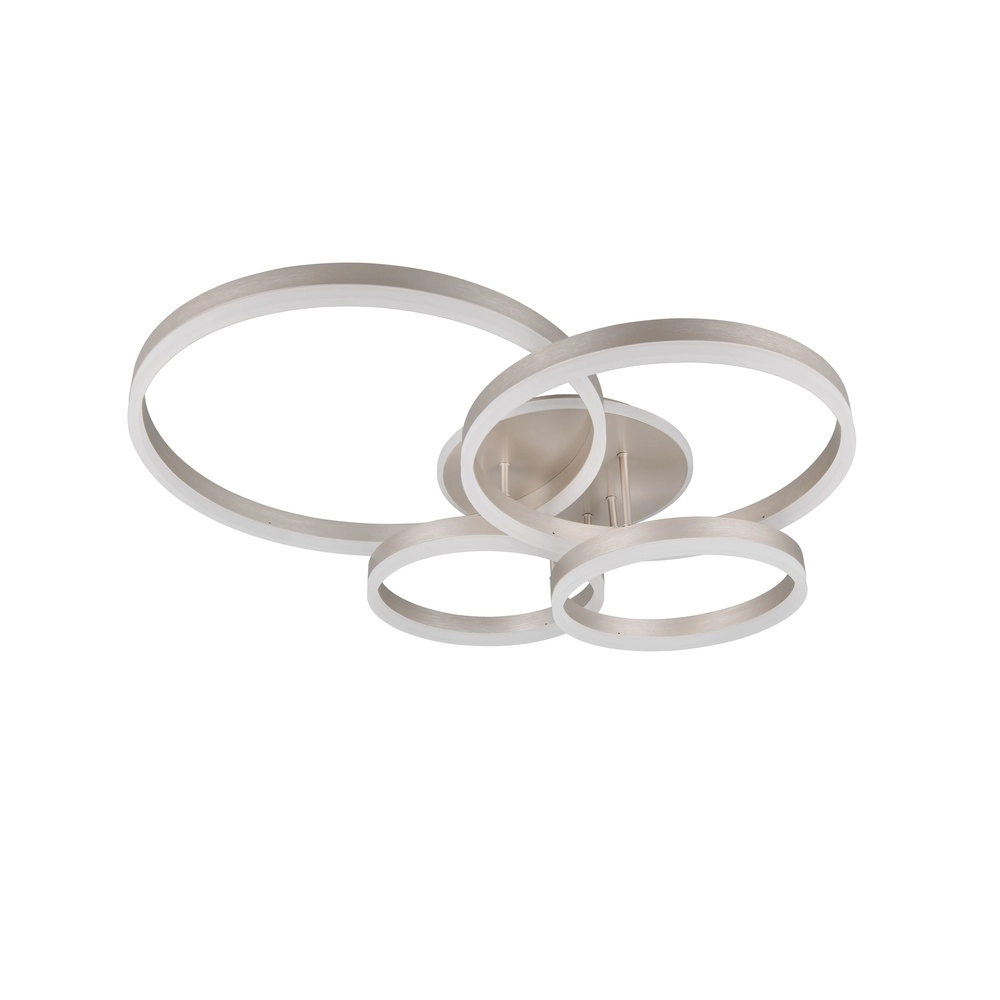 Plafonnier Drake Nickel Moderne Trio 4017807657821