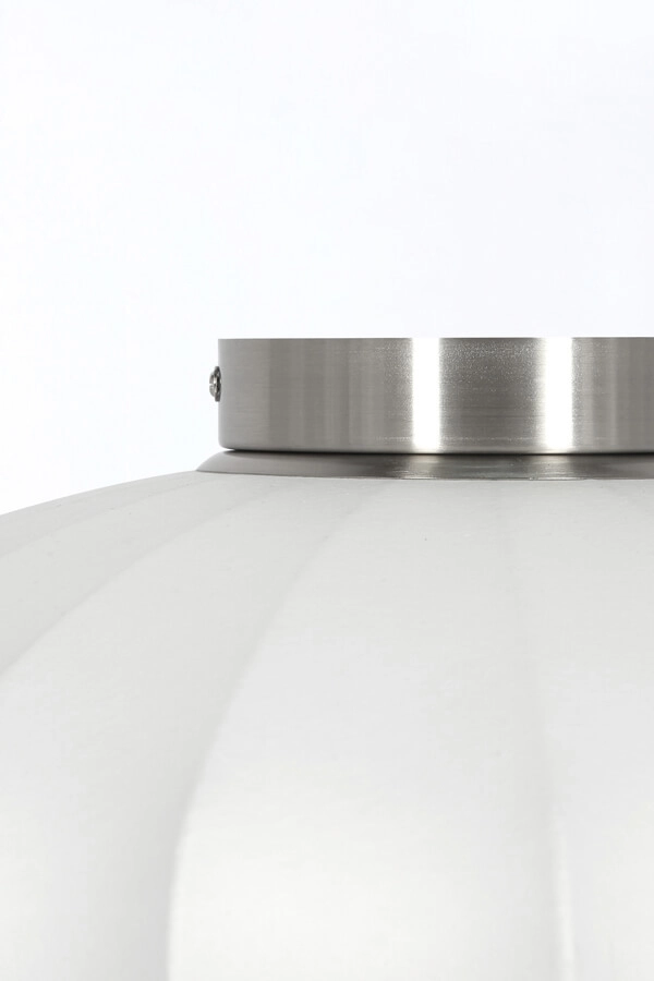 Plafonnier Japandi Fay Ø 40cm blanc Light & Living 8717807760434