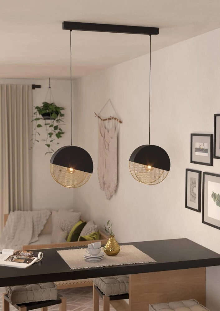 Lampe suspendue design Mumbles 2 lumières Eglo 9002759438128