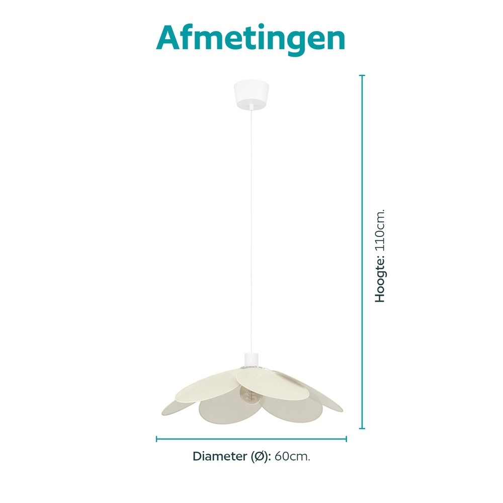 Lampe suspendue Binacua blanc Ø 60cm Eglo 9008606405794