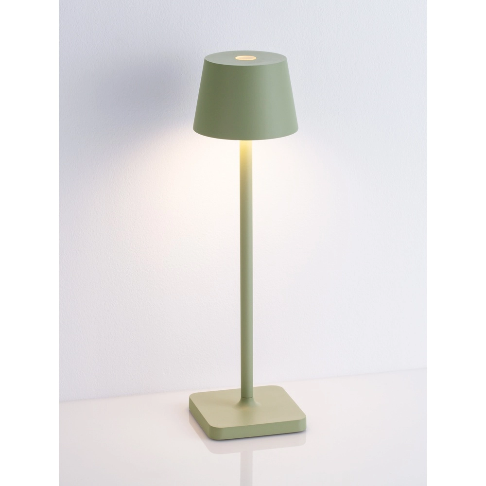 Lampe de table rechargeable Deck olive