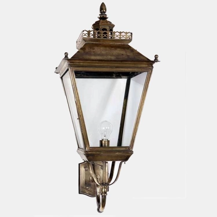 Lampe d'extérieur rurale Large Chateau fait main - cuivre flammé (ab) Limehouse 8716803507029