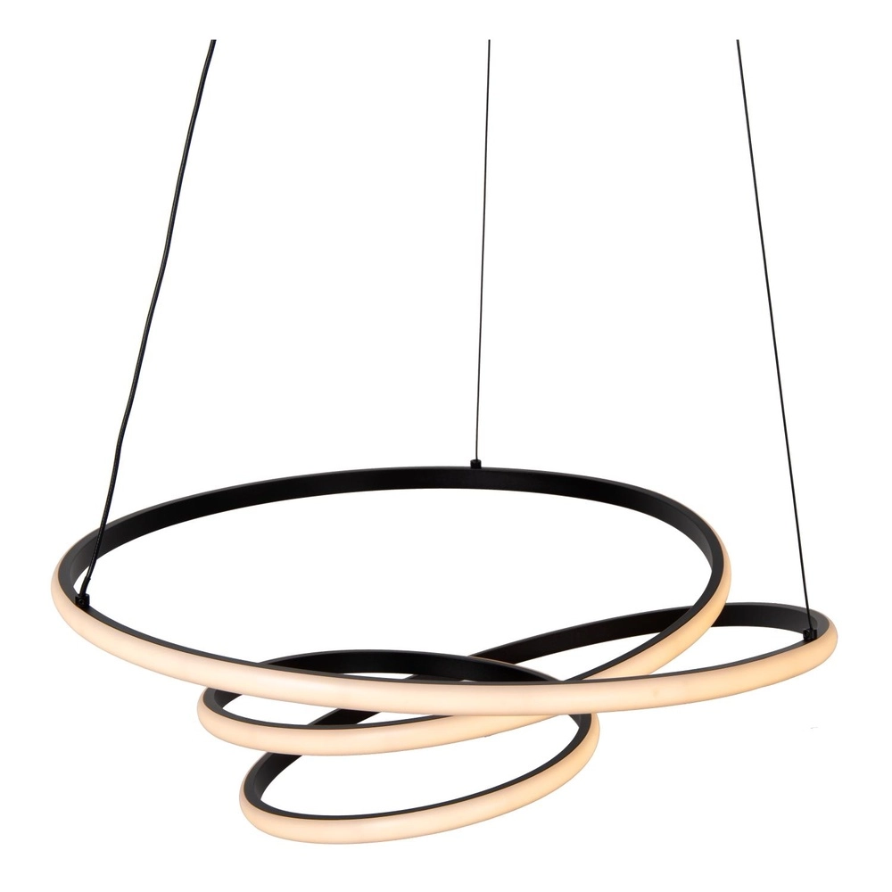 Lampe pendante moderne Espiral 40W noir Lucide 5411212782984
