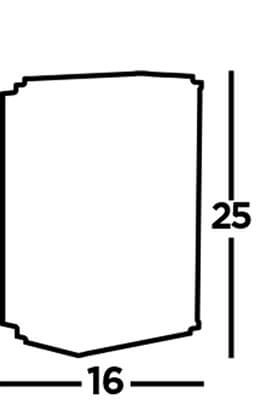 Lampe d'extérieur rouillée Box Searchlight 5053423188799