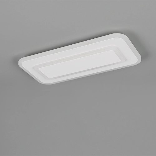 Lampe de plafond moderne Riva blanc 40 cm Trio 4017807682939