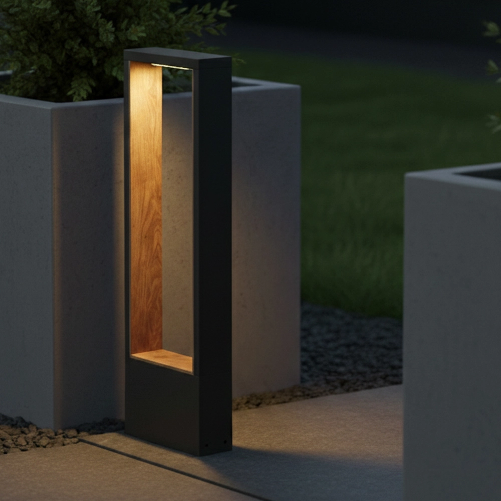 Éclairage de chemin Flatt 62cm anthracite