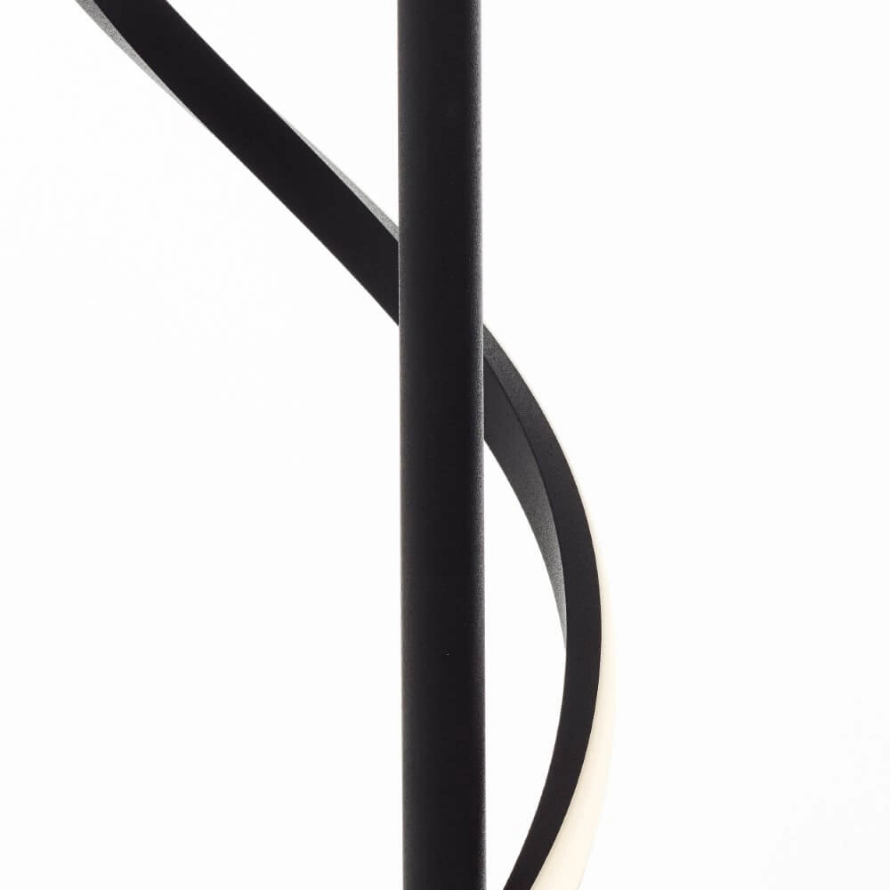 Lampadaire design Eunice noir Brilliant 4004353425516