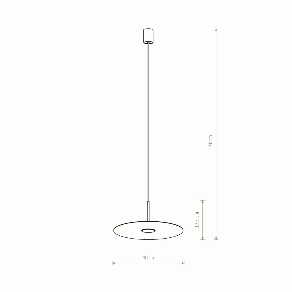 Suspension Simone vert Ø 40cm Lyora 5903139114134