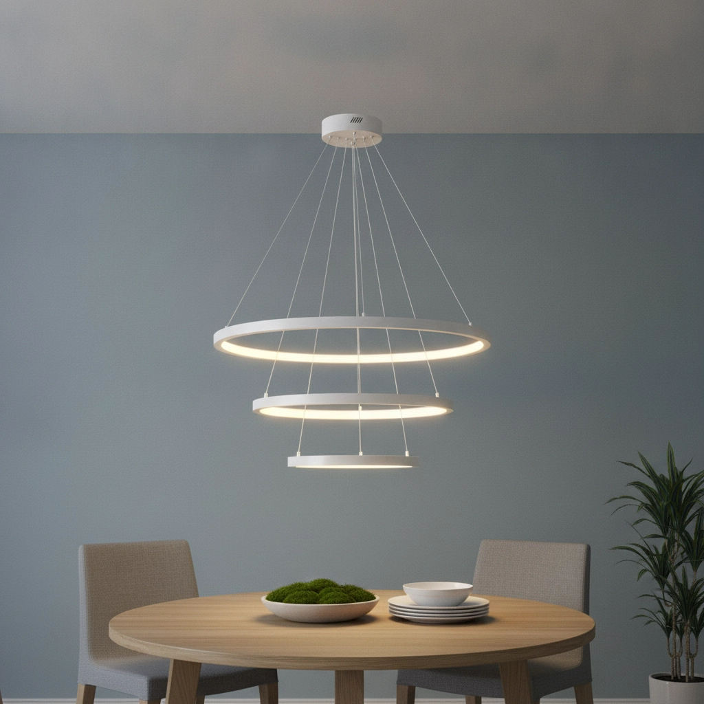 Suspension blanche Empatia Design Triple
