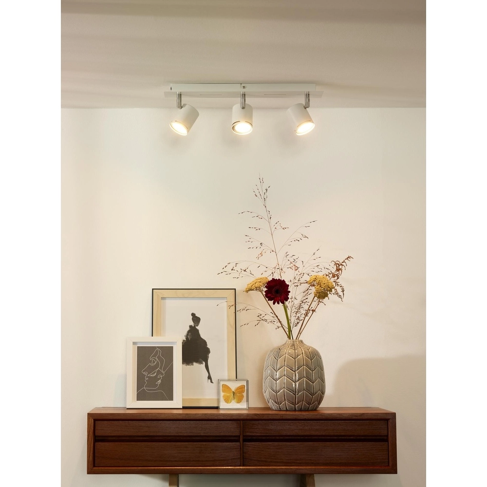 Projecteur de plafond Rilou Blanc dimmable à 3 lumières Lucide 5411212261984