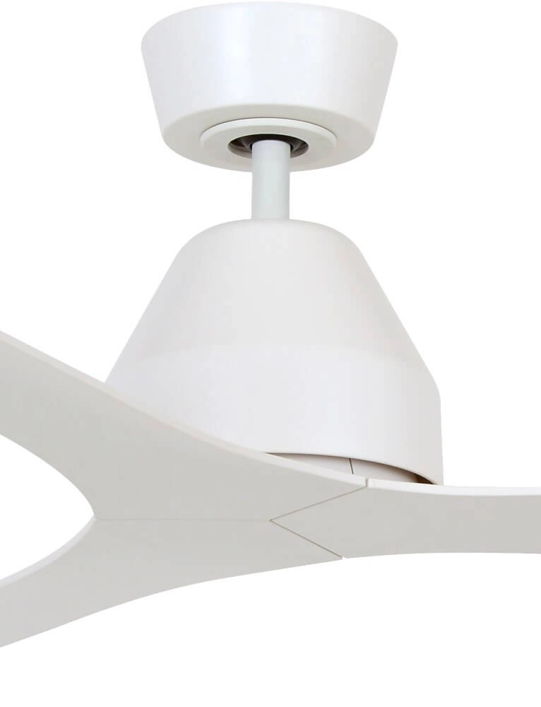 Ventilateur de plafond blanc sans lampe Whitehaven Ø 143cm IP55 Beacon 9333509136439