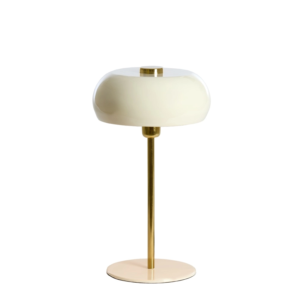 Lampe de table Surin Ø 26cm - crème brillante avec or Light & Living 8717807740979