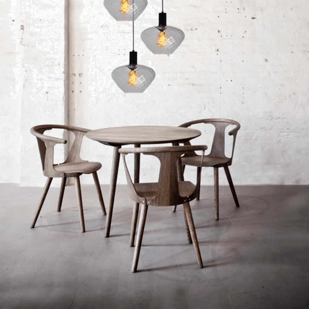 Suspension loft 3 lumières - noire - Porto avec verres transparents Blossom Masterlight 8718121270784