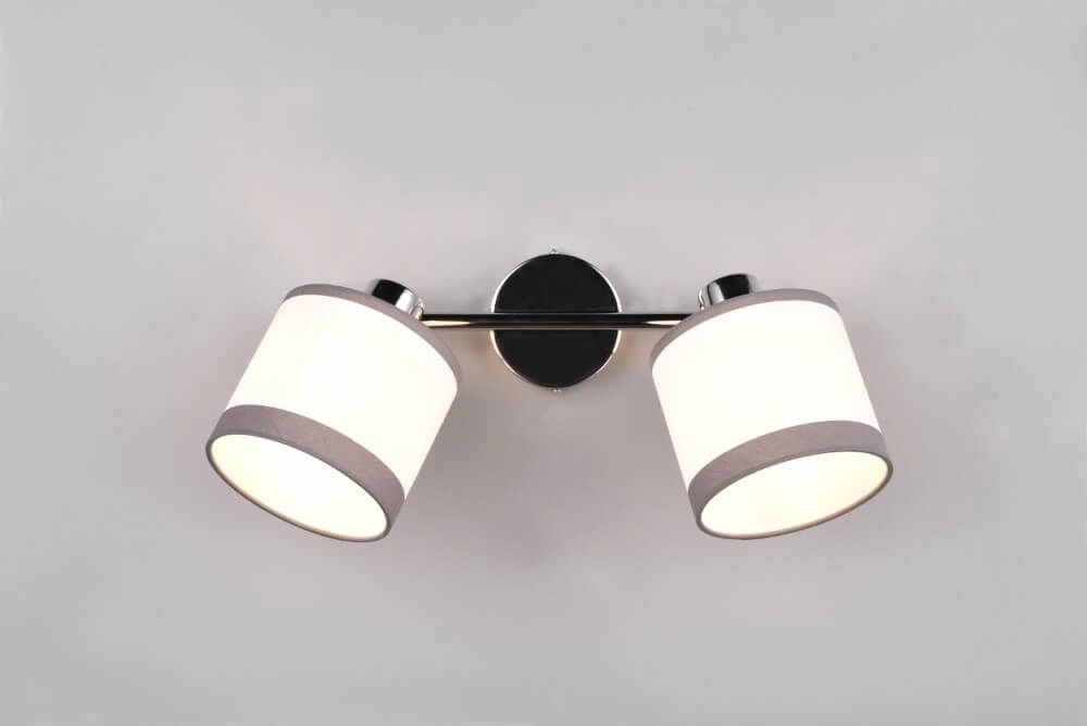 Plafonnier Davos blanc à 2 lumières Trio 4017807574241