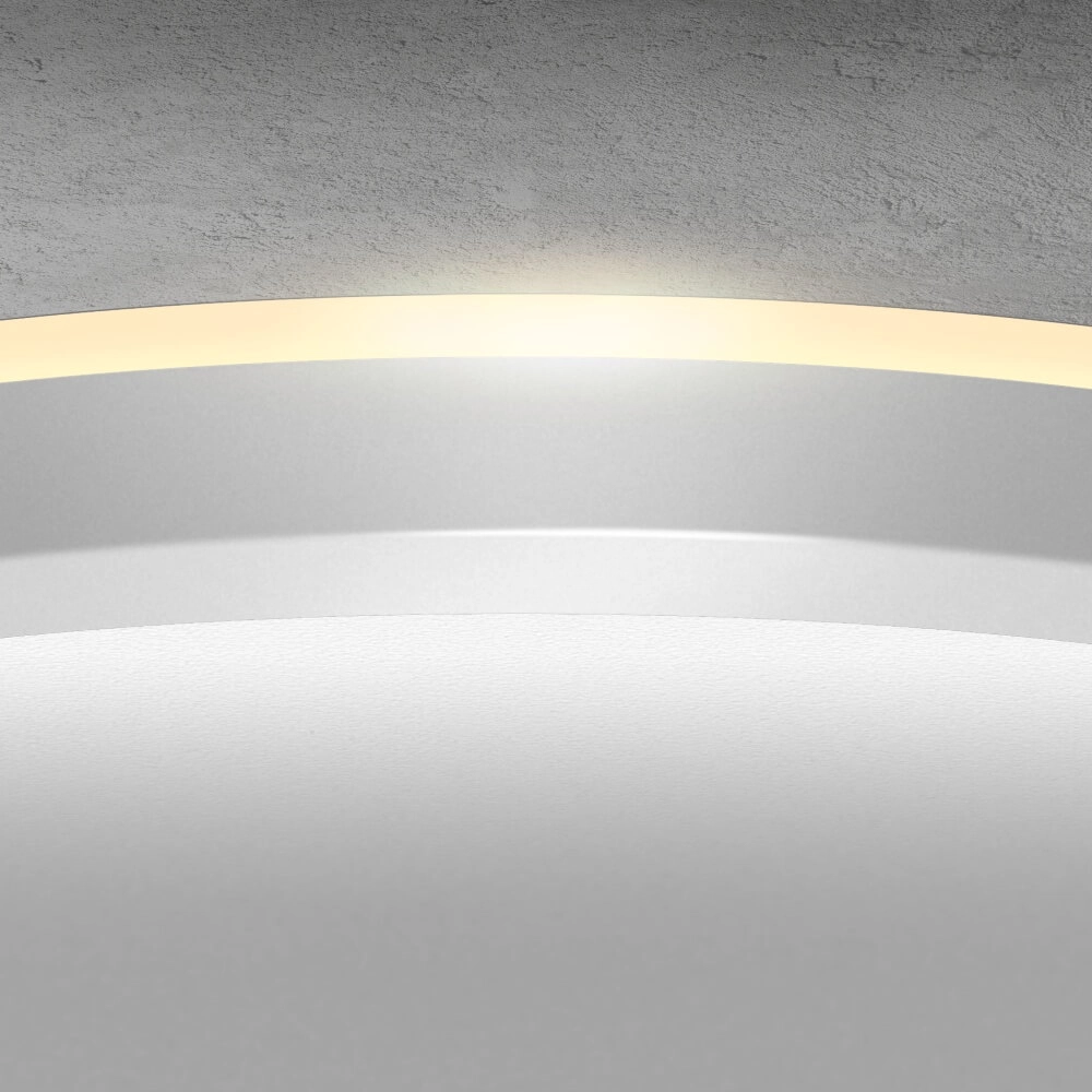 Plafonnier blanc Ruby Ø 30cm avec capteur ETH 8720195308539