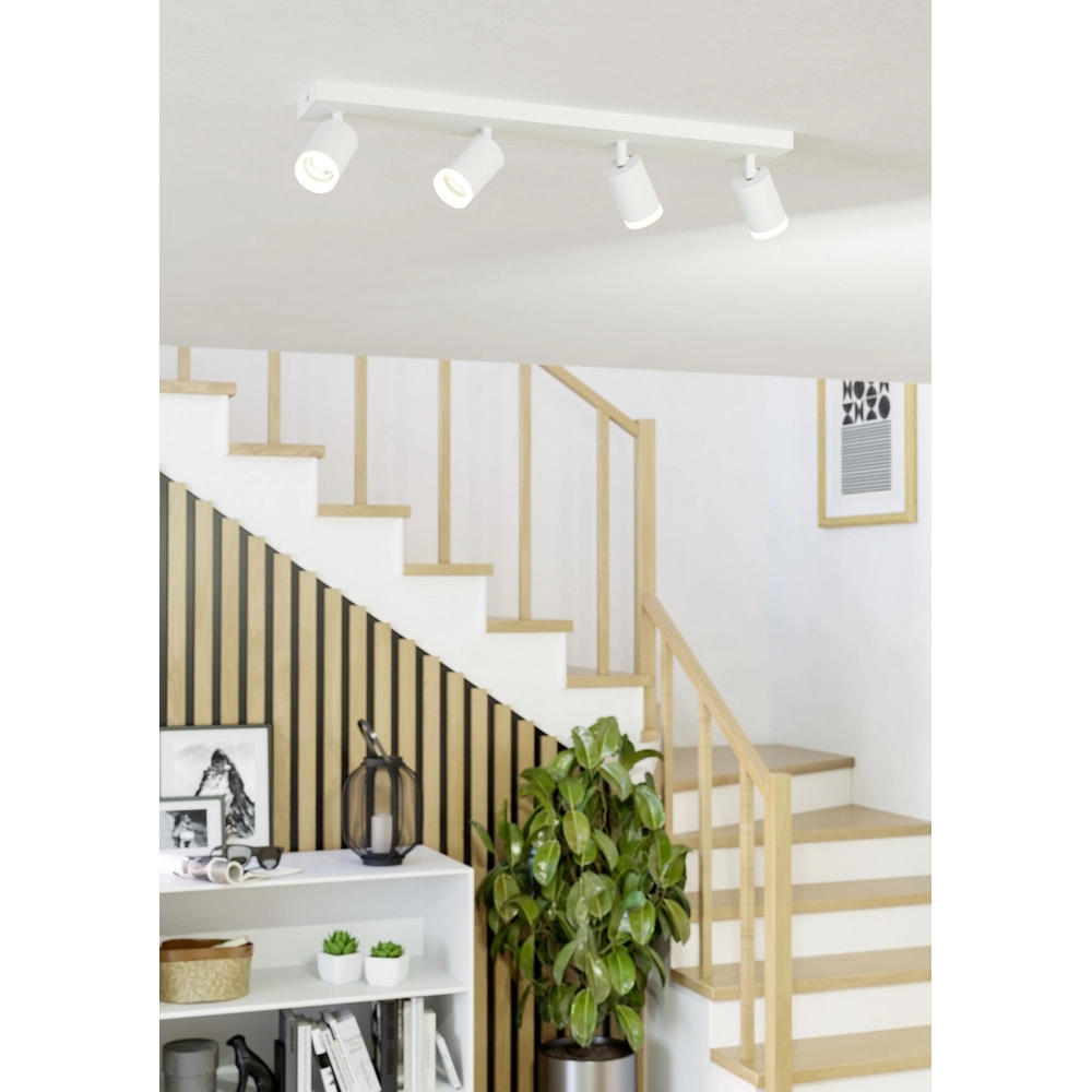 Spot apparent intelligent Melitello-Z Blanc 4 lumières Eglo 9008606358151