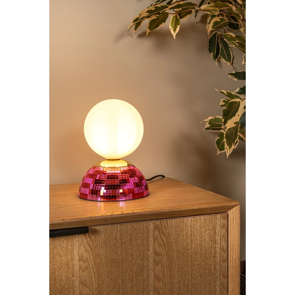 Lampe de table Glitzer rose Lucide 5411212106537
