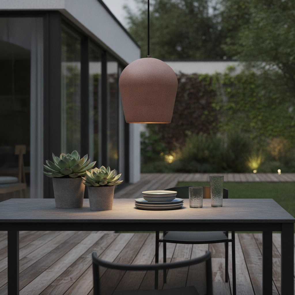 Suspension Omio Ø 20cm brun terre