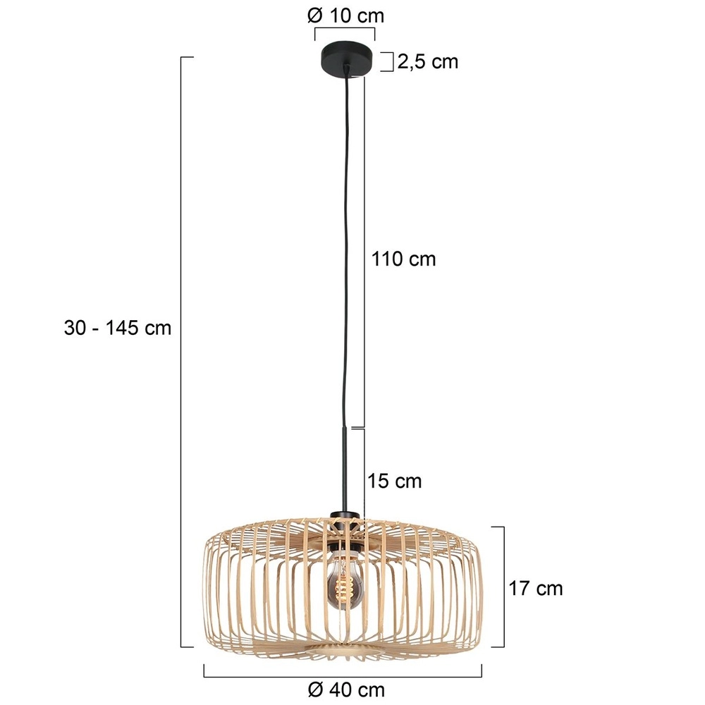 Suspension Sparkled Light Ø 40cm Steinhauer 8712746182682